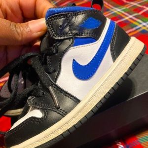 *USED* Jordan 1 Mid size 8C (Blue)